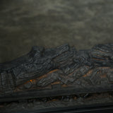 easycomfort easycomfort camino elettrico da incasso a terra con timer fiamma e temperatura regolabile 80x21 6x67 8 cm nero