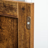 easycomfort easycomfort carrello da cucina con ripiano aperto armadietto portasciugamani e 4 ruote 90x40x90cm