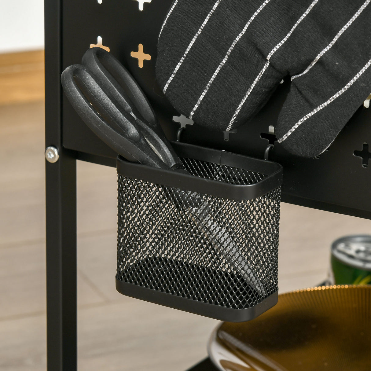 easycomfort easycomfort carrello portavivande a 3 livelli con spazio multiuso maniglie e 4 ruote 70x33 4x80 5 cm