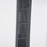 easycomfort easycomfort casetta per cani rialzata con vassoio per 2 ciotole finestre e cuscino in gommapiuma 70x64x56cm grigia e bianca