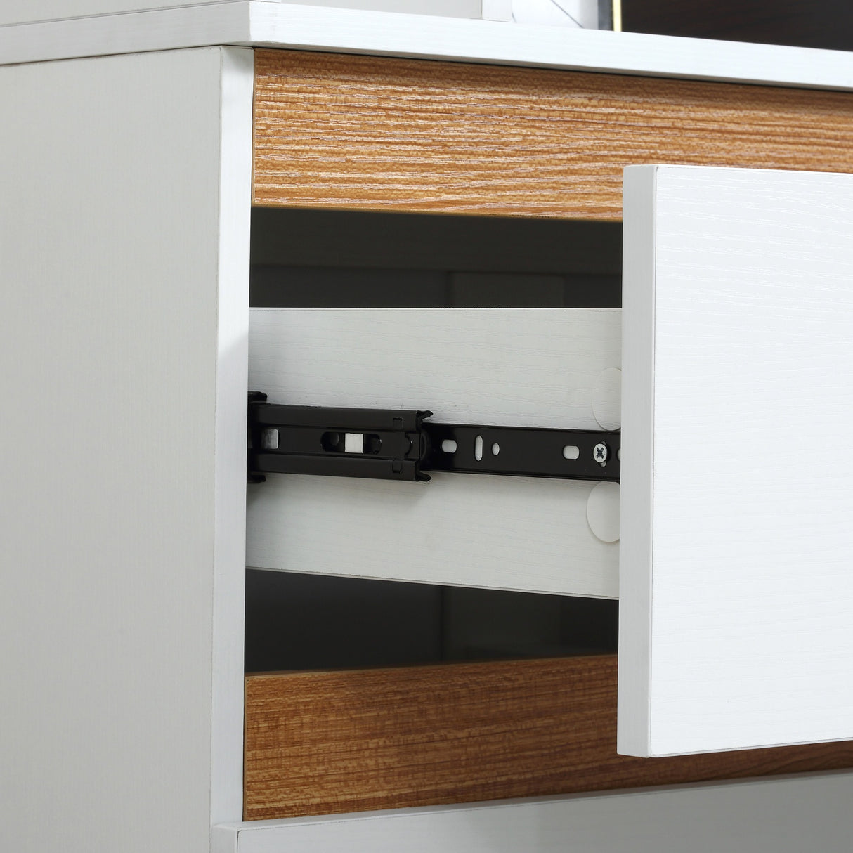 easycomfort easycomfort cassettiera 3 cassetti in legno mdf e truciolato per camera da letto e soggiorno 80x40x86 cm bianco