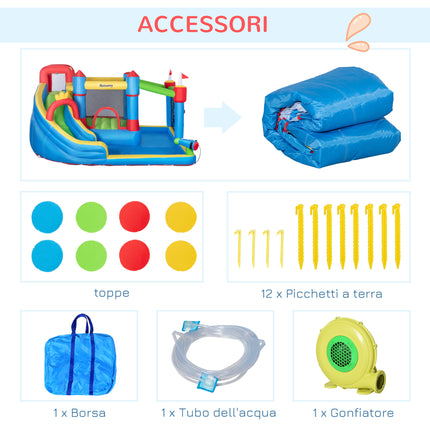 immagine-8-easycomfort-easycomfort-castello-gonfiabile-per-bambini-con-scivolo-trampolino-e-piscina-390x300x197cm