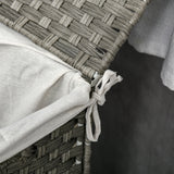 easycomfort easycomfort cesto portabiancheria a 2 sezioni e capacita 100l con sacca interna removibile 56 5x33x61 cm grigio