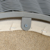 easycomfort easycomfort cuccia per gatti e cani da interno cesta per gatti e cani fino 10kg vimini sintetico grigio