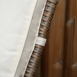 easycomfort easycomfort cuscino per lettino prendisole con rivestimento poliestere sfoderabile 188x53x8cm bianco crema