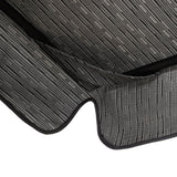easycomfort easycomfort dondolo da giardino per 3 persone con tettuccio regolabile e cuscini 200x120x170cm nero