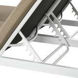 easycomfort easycomfort lettino prendisole 2 posti con tettuccio tende protettive e schienale regolabile 210x149x200 cm