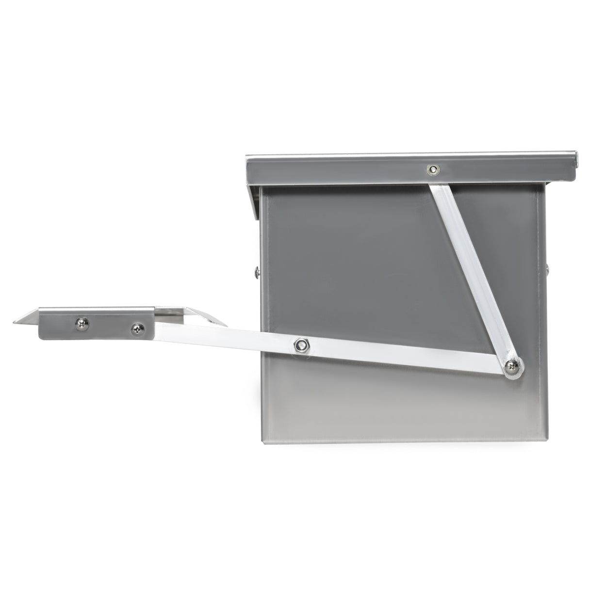 easycomfort easycomfort mangiatoia per galline 8 5 litri 5 polli con coperchio e pedale 56x37x18 5cm argento