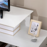 easycomfort easycomfort mobile porta tv da 32 55 con ripiani aperti in mdf 120x40x60cm bianco