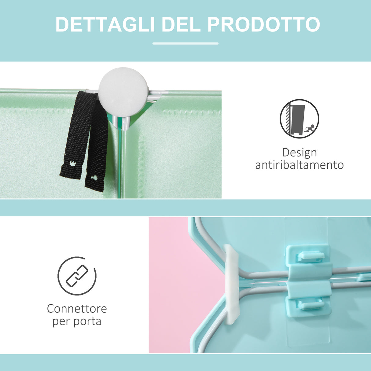 easycomfort easycomfort mobile scarpiera modulare salvaspazio a fungo 16 cubi in acciaio e pp 145x47x145 cm verde e blu