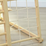 easycomfort easycomfort palestrina per bambini 3 anni 5 in 1 con parete da arrampicata 3 scale e altalena 120x105x120 cm