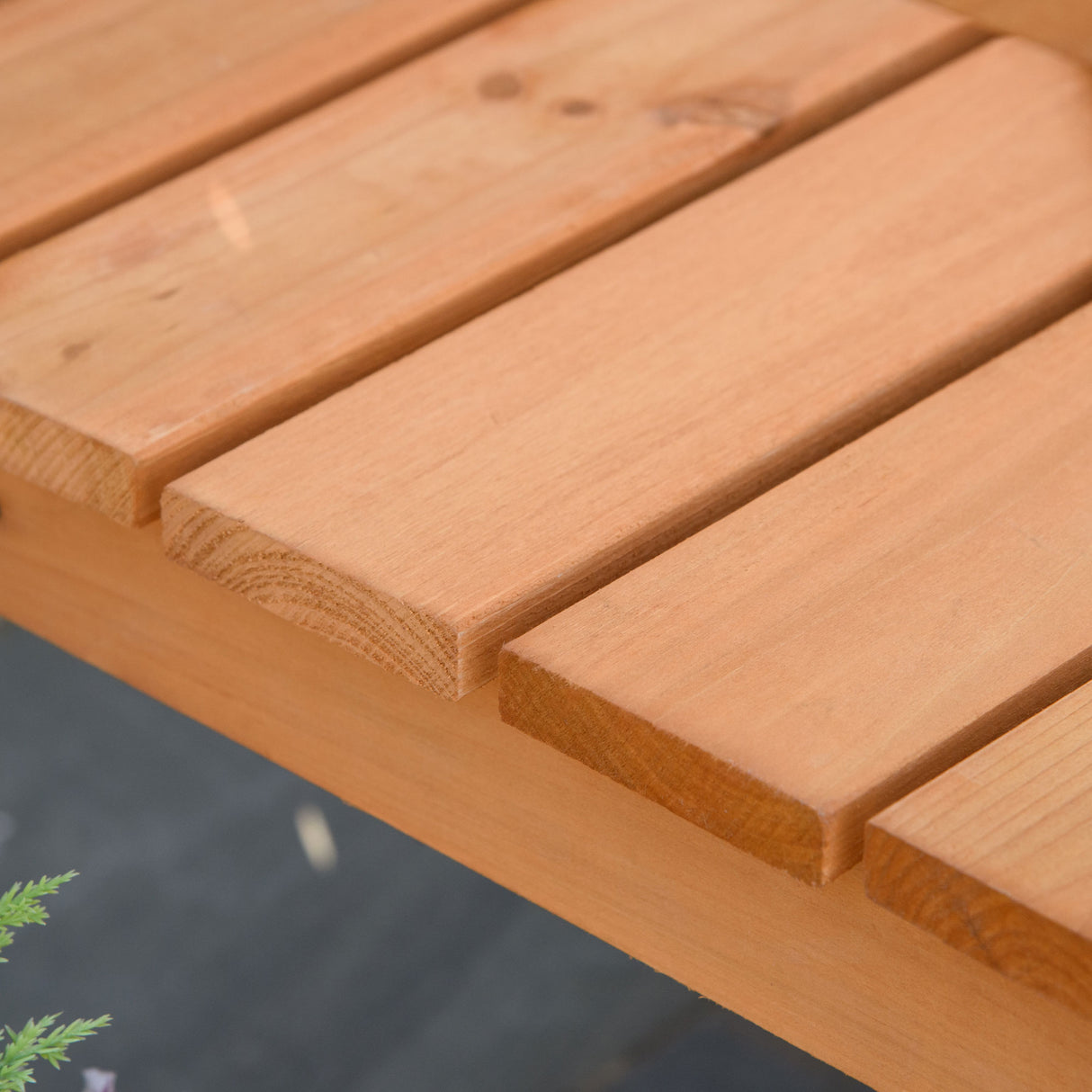 easycomfort easycomfort panchina da giardino 3 posti in legno di abete con seduta a doghe 140x50x85cm