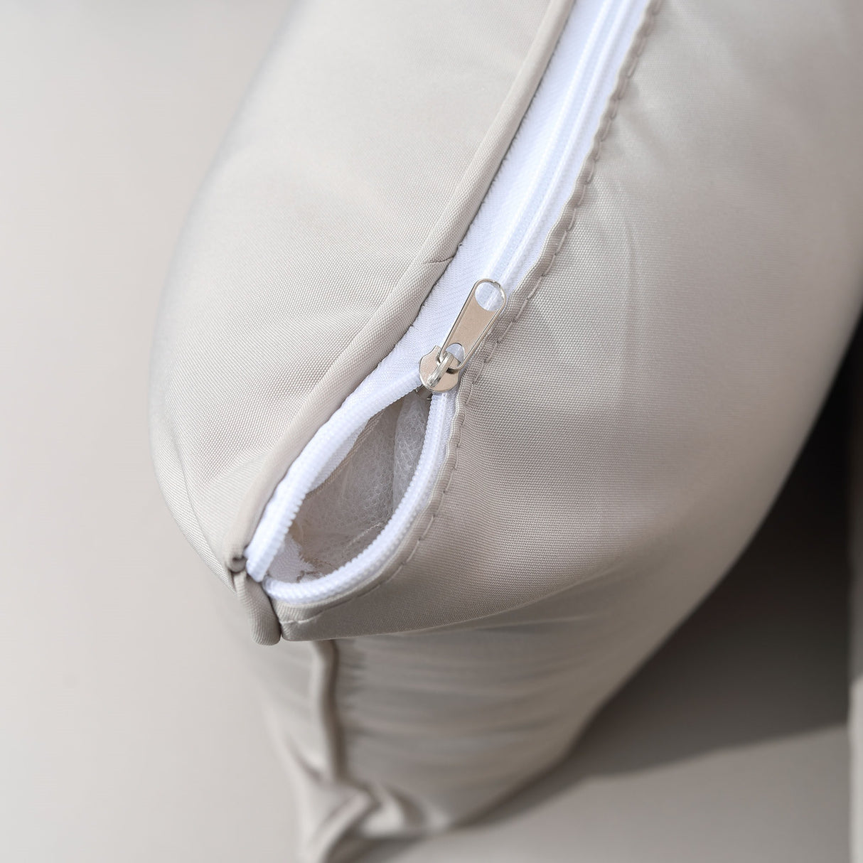 easycomfort easycomfort salotto da esterni in rattan set 6 pz con divanetto da giardino poltrone e tavolino marrone