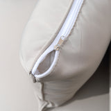 easycomfort easycomfort salotto da esterni in rattan set 6 pz con divanetto da giardino poltrone e tavolino marrone