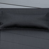 easycomfort easycomfort sdraio da giardino schienale regolabile in 3 posizioni e poggiatesta 180x56x72cm