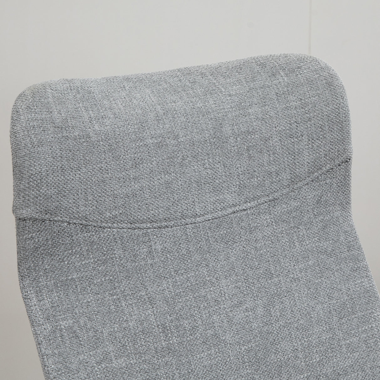 easycomfort easycomfort sedia da ufficio elegante con seduta effetto lino altezza regolabile e ruote 61x64 5x104 112 cm grigia