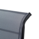 easycomfort easycomfort sedia sdraio da giardino zero gravity set 2 pezzi con schienale regolabile su 9 posizioni e cuscini 65x70x111cm grigio