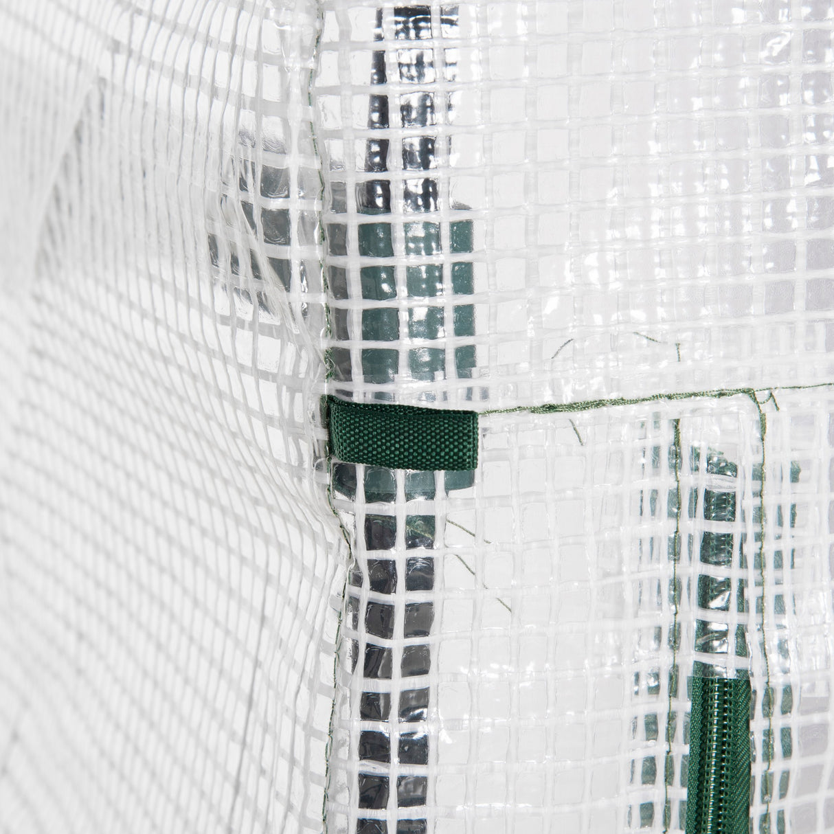 easycomfort easycomfort serra per piante verticale con scaffale a 4 ripiani in acciaio e pe bianco 70x50x160cm