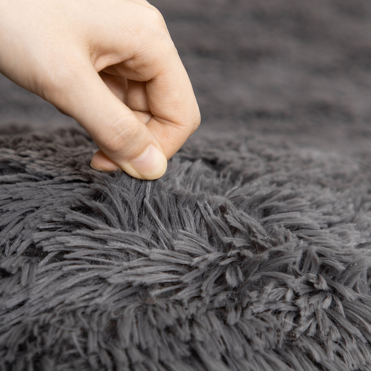 easycomfort easycomfort tappeto moderno in poliestere e gommapiuma per camera da letto soggiorno e sala da pranzo 200x120 cm grigio