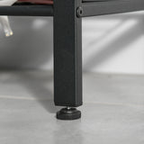 easycomfort easycomfort appendiabiti stile industriale con scarpiera in legno mdf e metallo 72x34x185cm