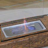 easycomfort easycomfort camino a bioetanolo da tavolo con serbatoio da 0 15l e autonomia 45 minuti 33x16x18cm