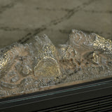 easycomfort easycomfort camino elettrico 1000w 2000w con fiamma led realistica e controllo temperatura 40 5x20x62 cm nero