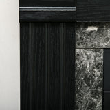 easycomfort easycomfort camino elettrico da incasso a terra con timer fiamma e temperatura regolabile 80x21 6x67 8 cm nero