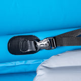 easycomfort easycomfort canoa gonfiabile 2 posti kayak con 2 remi in alluminio pompa gonfiaggio e kit riparazione azzurro