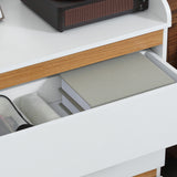 easycomfort easycomfort cassettiera 3 cassetti in legno mdf e truciolato per camera da letto e soggiorno 80x40x86 cm bianco