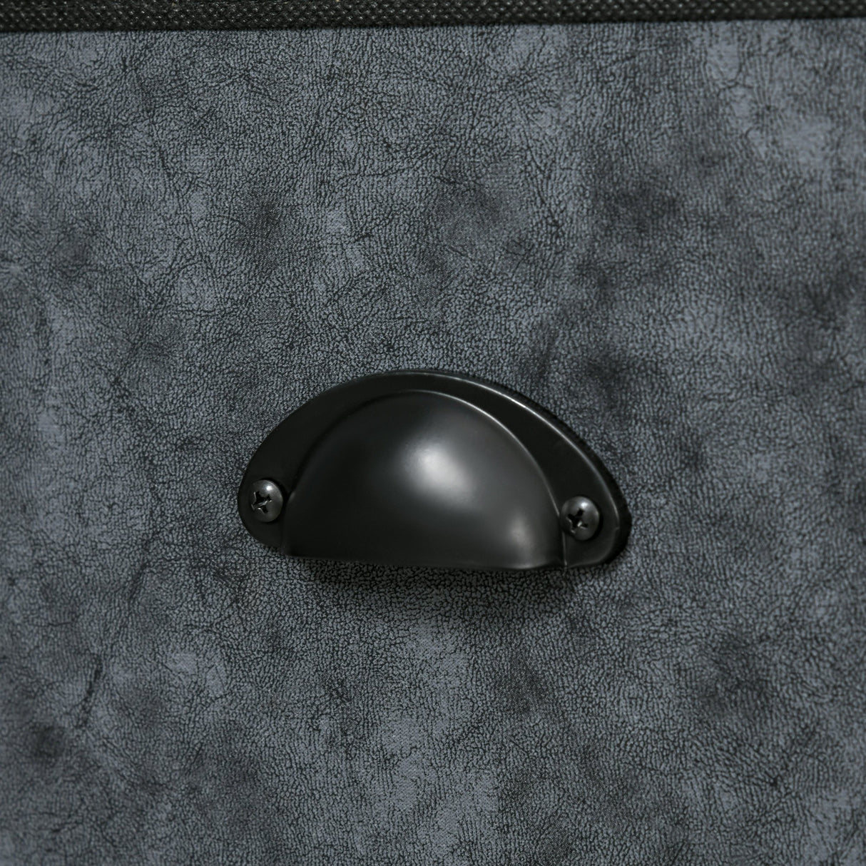 easycomfort easycomfort cassettiera con 6 cassetti in tessuto mobile multiuso stile industriale in acciaio 80x30x70cm marronegrigio