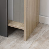 easycomfort easycomfort comodino moderno grigio con ripiano aperto set 2 pezzi in truciolato per camera da letto e soggiorno 27x25x60cm