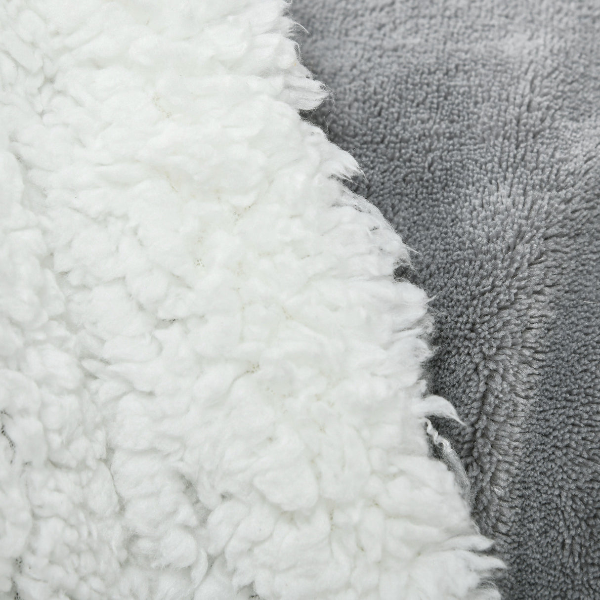 easycomfort easycomfort coperta double face in flanella 220 gsm e sherpa 260 gsm per interno ed esterno 203x152x0 5 cm grigio