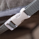 easycomfort easycomfort culla fianco letto con altezza regolabile lettino co sleeping pieghevole con tessuto a rete e borsa di trasporto 86x50x83cm grigio