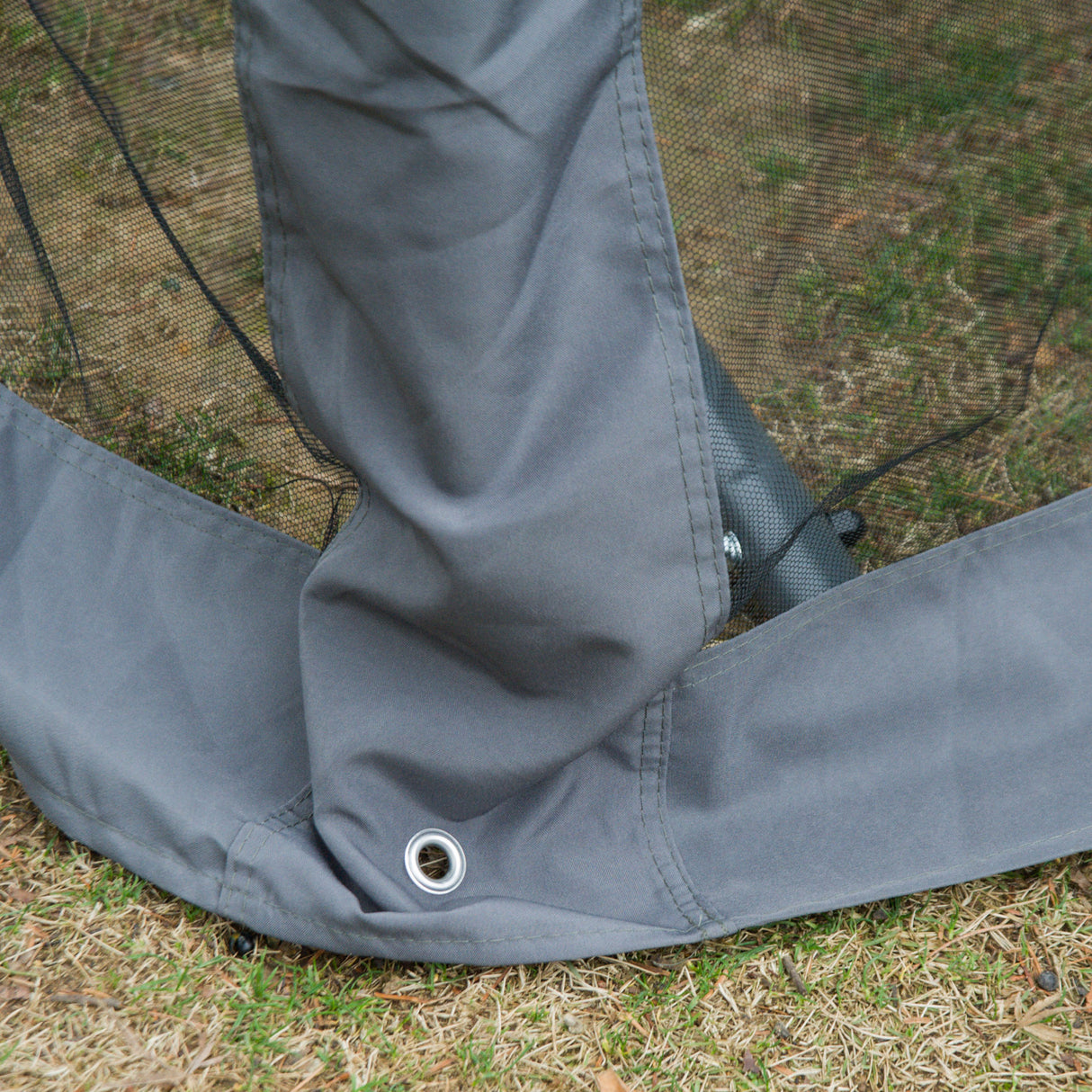 easycomfort easycomfort dondolo da giardino con zanzariera e cuscino grigio ferro 240x140x197cm