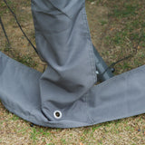 easycomfort easycomfort dondolo da giardino con zanzariera e cuscino grigio ferro 240x140x197cm