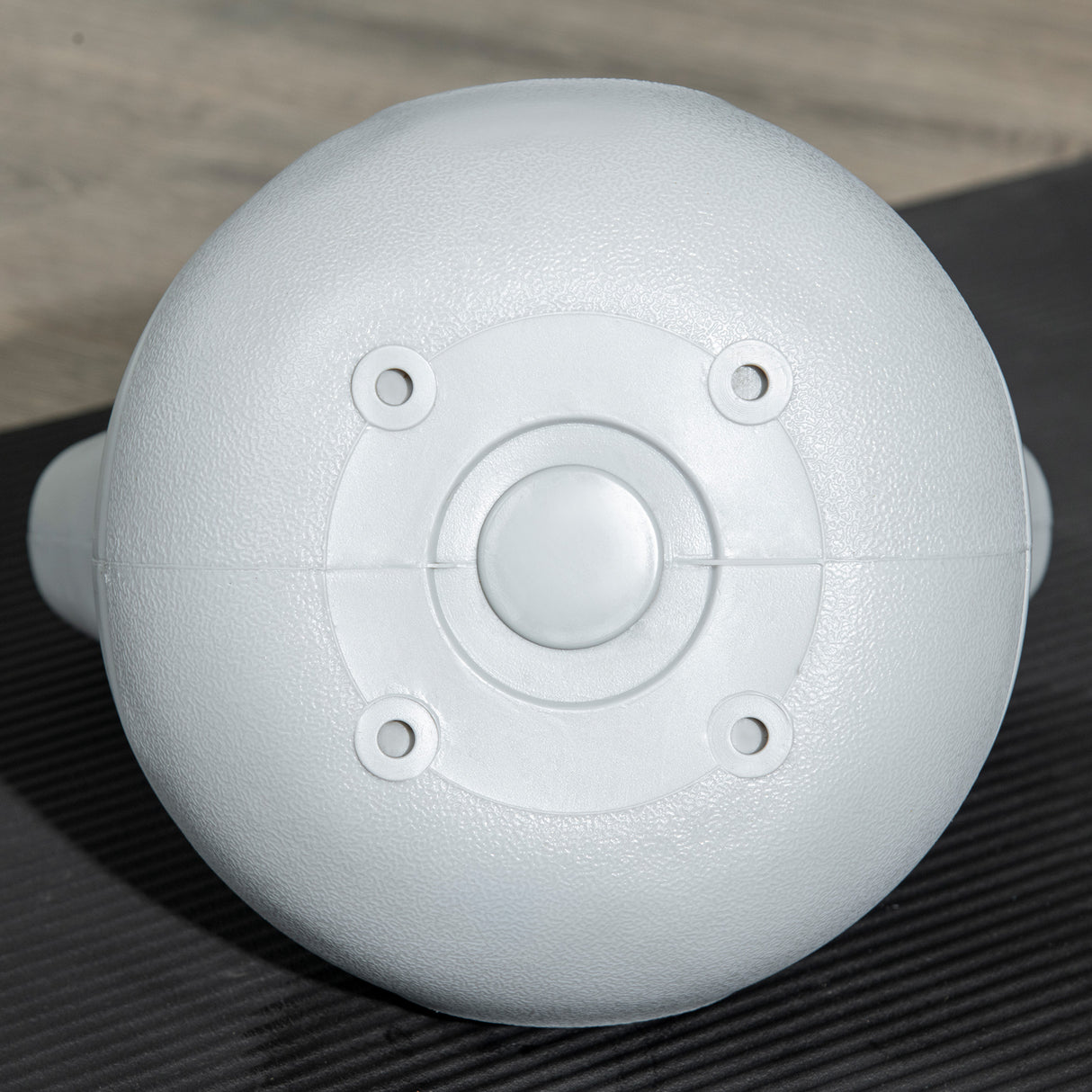 easycomfort easycomfort kettlebell 10kg in pu e sabbia con base piatta e impugnatura per stacchi squat e sollevamenti 22x16x26 cm verde scuro