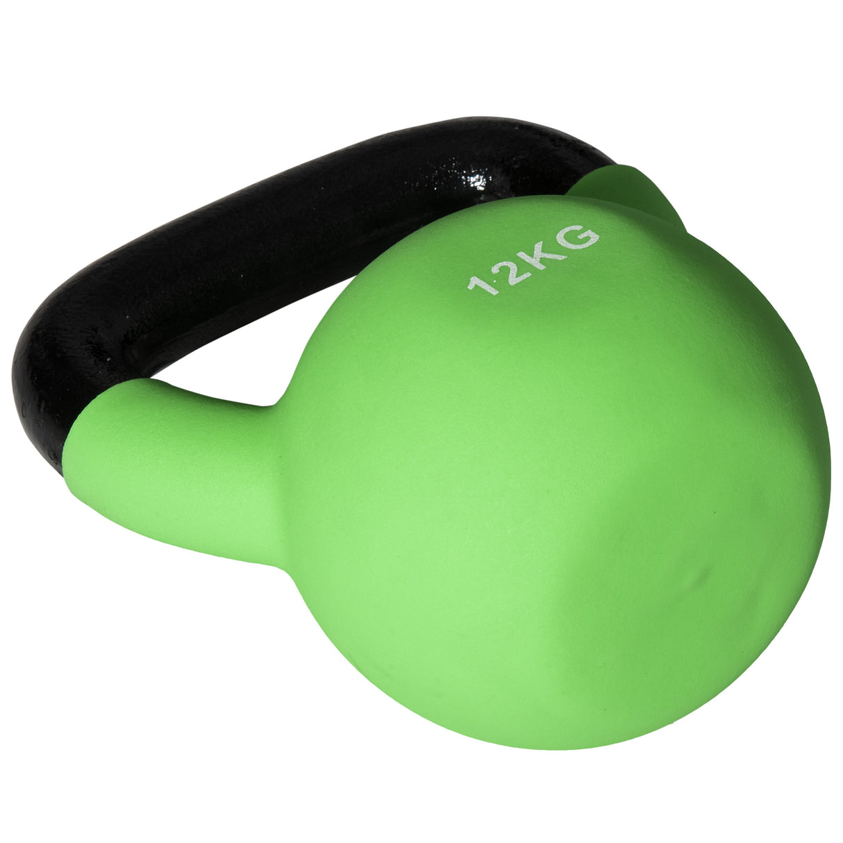 easycomfort easycomfort kettlebell 12 kg per allenamento spalle e bicipiti in metallo e gomma 20x13x23 cm verde
