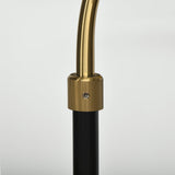 easycomfort easycomfort lampada da terra con ripiano da 29 5cm lampada da pavimento per salotto compatibile nero e oro