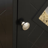 easycomfort easycomfort lettiera per gatti con porta magnetica e piano dappoggio in mdf e truciolato 48 5x53x51 5 cm nera