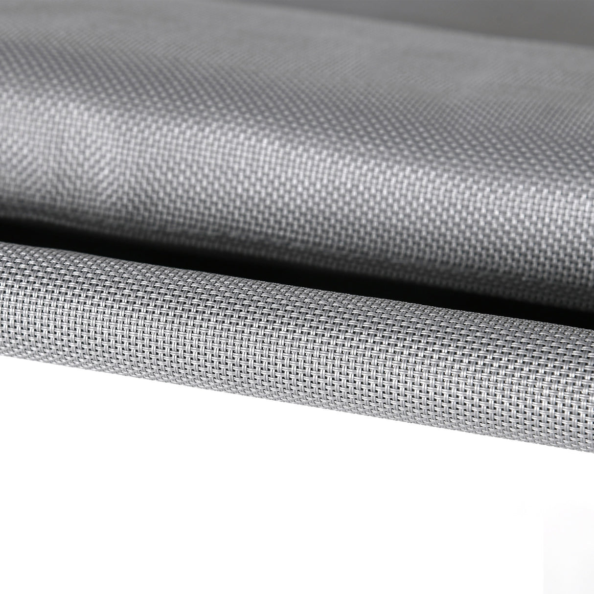 easycomfort easycomfort lettino prendisole reclinabile a 2 posti in acciaio con cuscino e tetto parasole 210x140x177 cm grigio