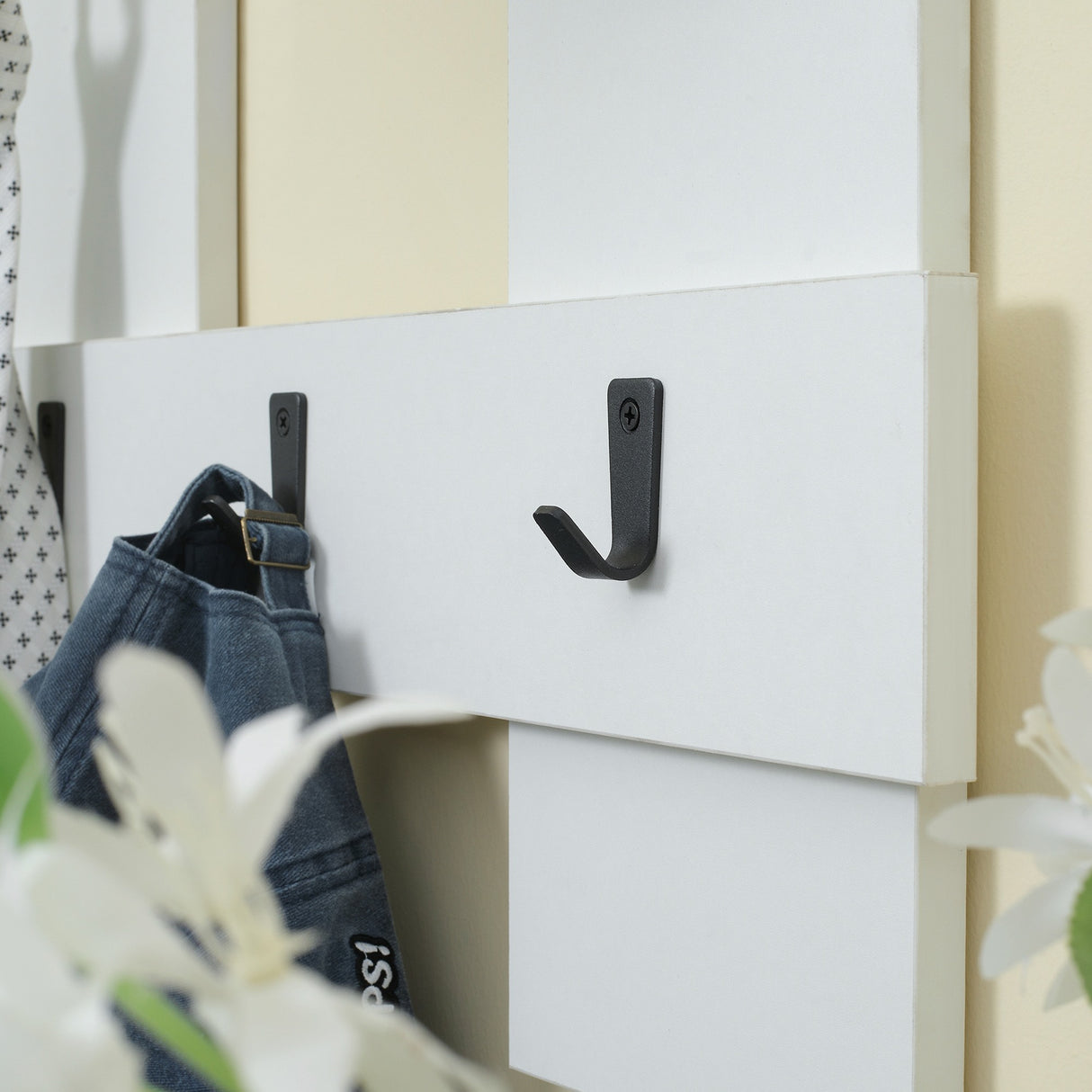 easycomfort easycomfort mobile da ingresso con appendiabiti armadio a specchio scarpiera e panca per scarpe in truciolato e mdf