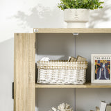 easycomfort easycomfort mobiletto multiuso 2 ante con mensola regolabile in mdf 62x40x77cm bianco e legno