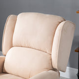 easycomfort easycomfort poltrona relax massaggiante reclinabile con telecomando 78x83x101cm crema