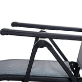 easycomfort easycomfort sedia sdraio da giardino zero gravity set 2 pezzi con schienale regolabile su 9 posizioni e cuscini 65x70x111cm grigio