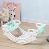 easycomfort easycomfort set 2 in 1 altalena per bambini e tavolo e sedie per bambini con 2 seggiolini in hdpe 100x54x42 cm