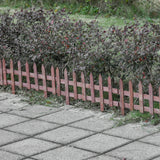 easycomfort easycomfort staccionata in legno di pino da 12 pezzi per aiuole giardino e orto altezza 34cm 1