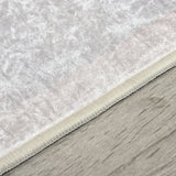 easycomfort easycomfort tappeto moderno pelo corto in poliestere per interni 200x140cm grigio