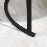 easycomfort easycomfort tavolini da salotto set 2 pezzi con piano effetto marmo in metallo nero