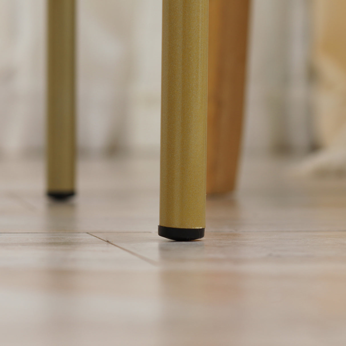 easycomfort easycomfort tavolino da caffe con piano dappoggio effetto marmo e struttura in metallo dorato 55x45cm bianco