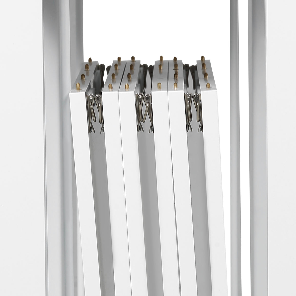 easycomfort easycomfort tavolo da pranzo allungabile da 8 10 persone in legno e metallo 45 300x90x75 5 cm bianco lucido